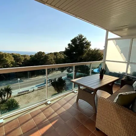 Peaceful Apartment With Sea View And Parking In Cap Salou Exterior photo