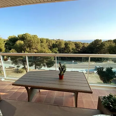 Peaceful Apartment With Sea View And Parking In Cap Salou Exterior photo