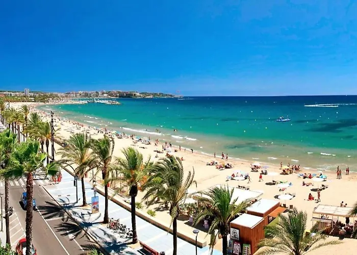Peaceful Apartment With Sea View And Parking In Cap Salou